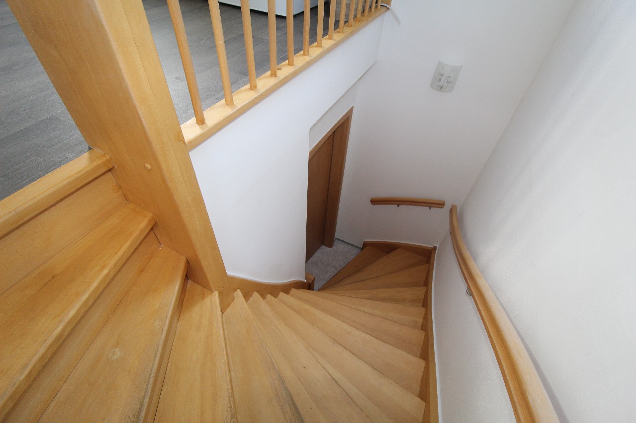 Treppe zur Wohnung