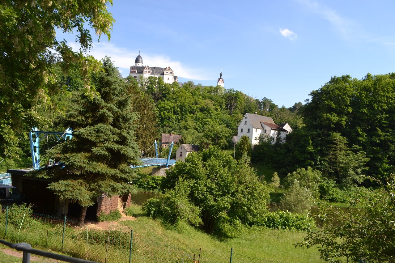 Ausicht auf Schloss Rochsburg