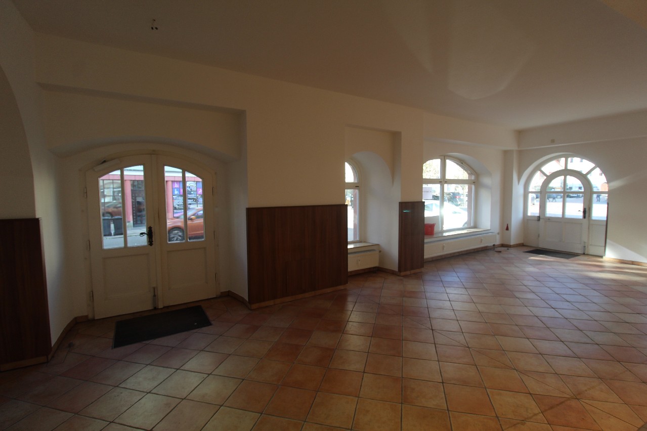 ästhetischer Blick auf die Fensterfront